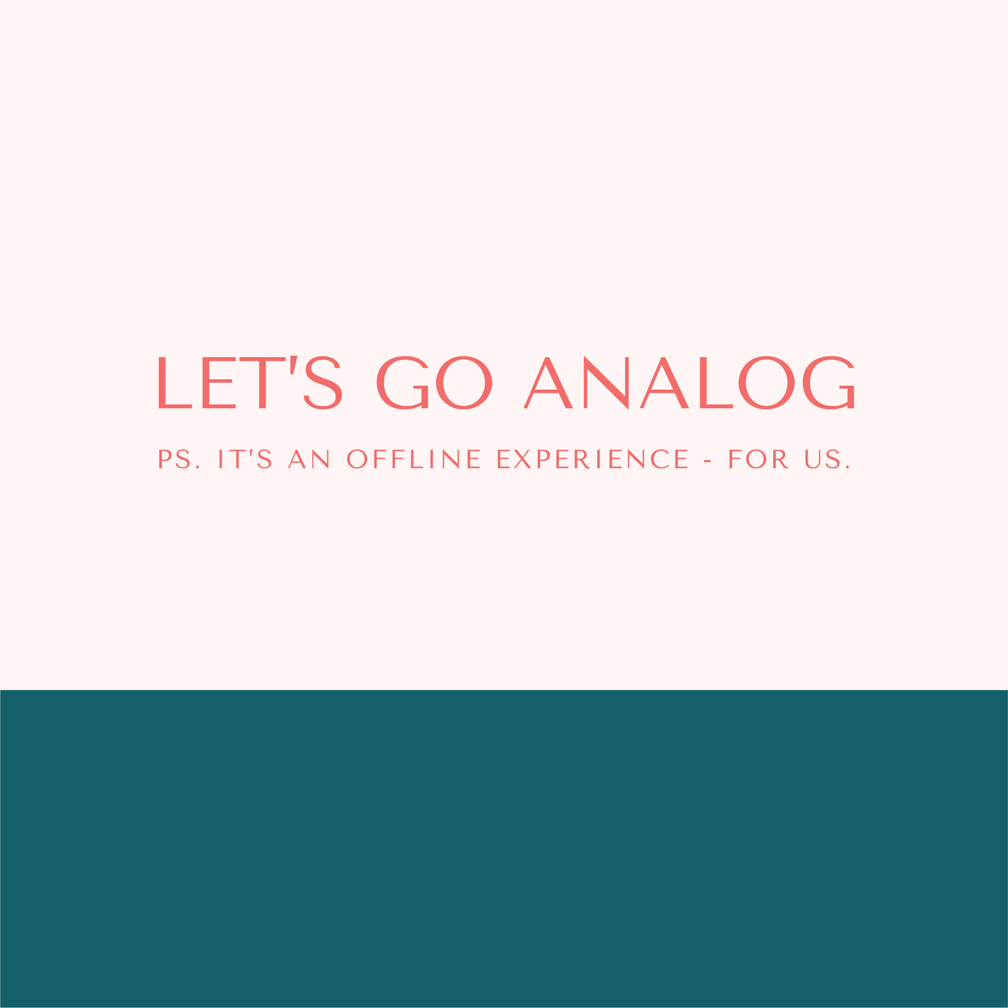 Let's Go Analog Large Notepad Add-On Bundle (10)