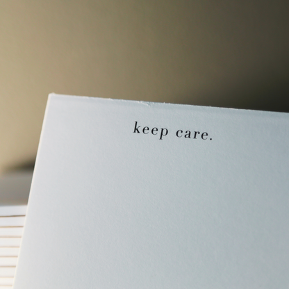 Keep Care (no lines) Small Notepad Add-On Bundle (10)