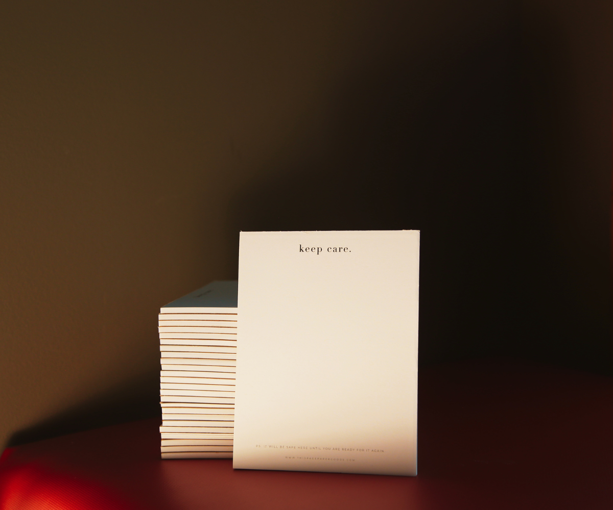 Keep Care (no lines) Small Notepad Add-On Bundle (10)