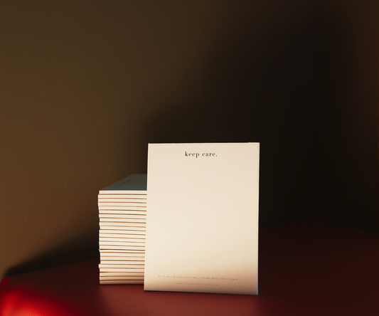 Keep Care (no lines) Small Notepad Add-On Bundle (10)
