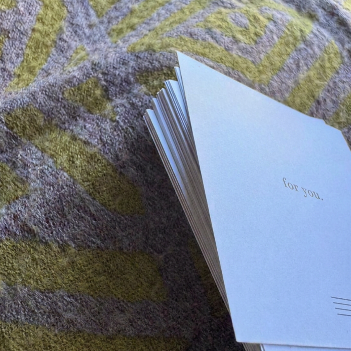 For You Notecard Bundle (10) - Blank