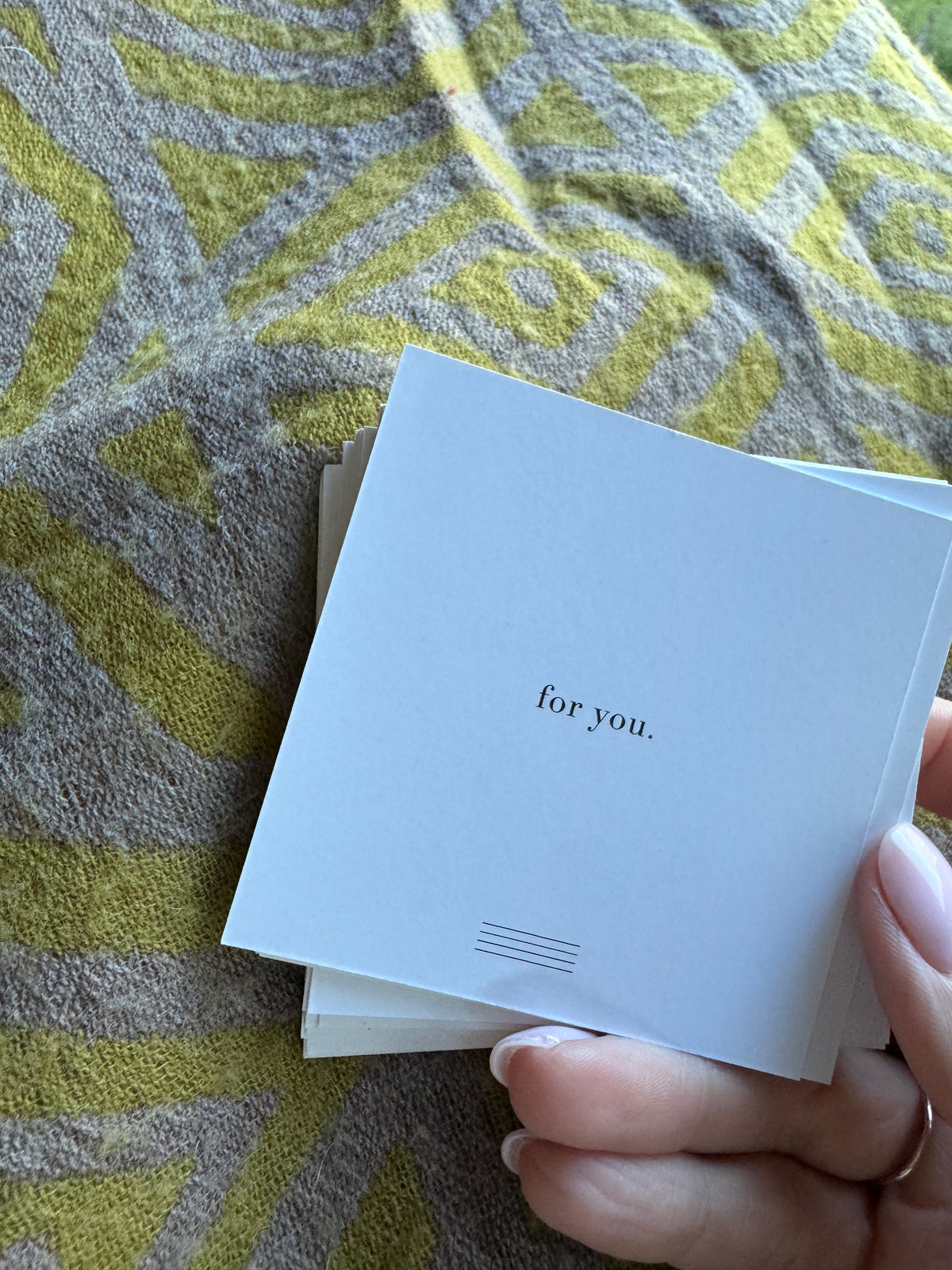 For You Notecard Bundle (10) - Blank