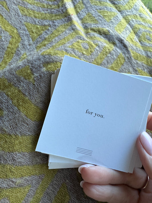 For You Notecard Bundle (10) - Blank