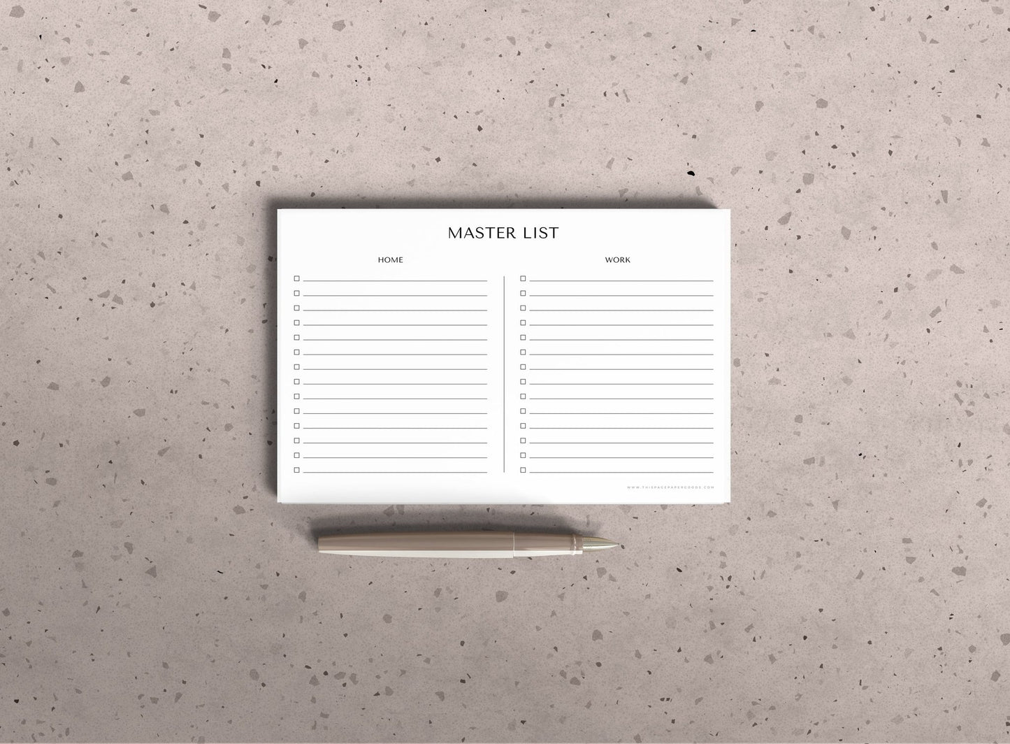 The Master List Notepad Bundle (5 pack)