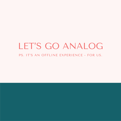 Let's Go Analog Notepad Bundle (5 pack)