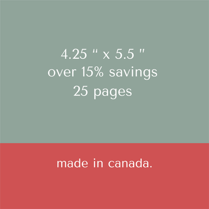 Keep Care Notepad 5-Pack Bundle (NO LINES)