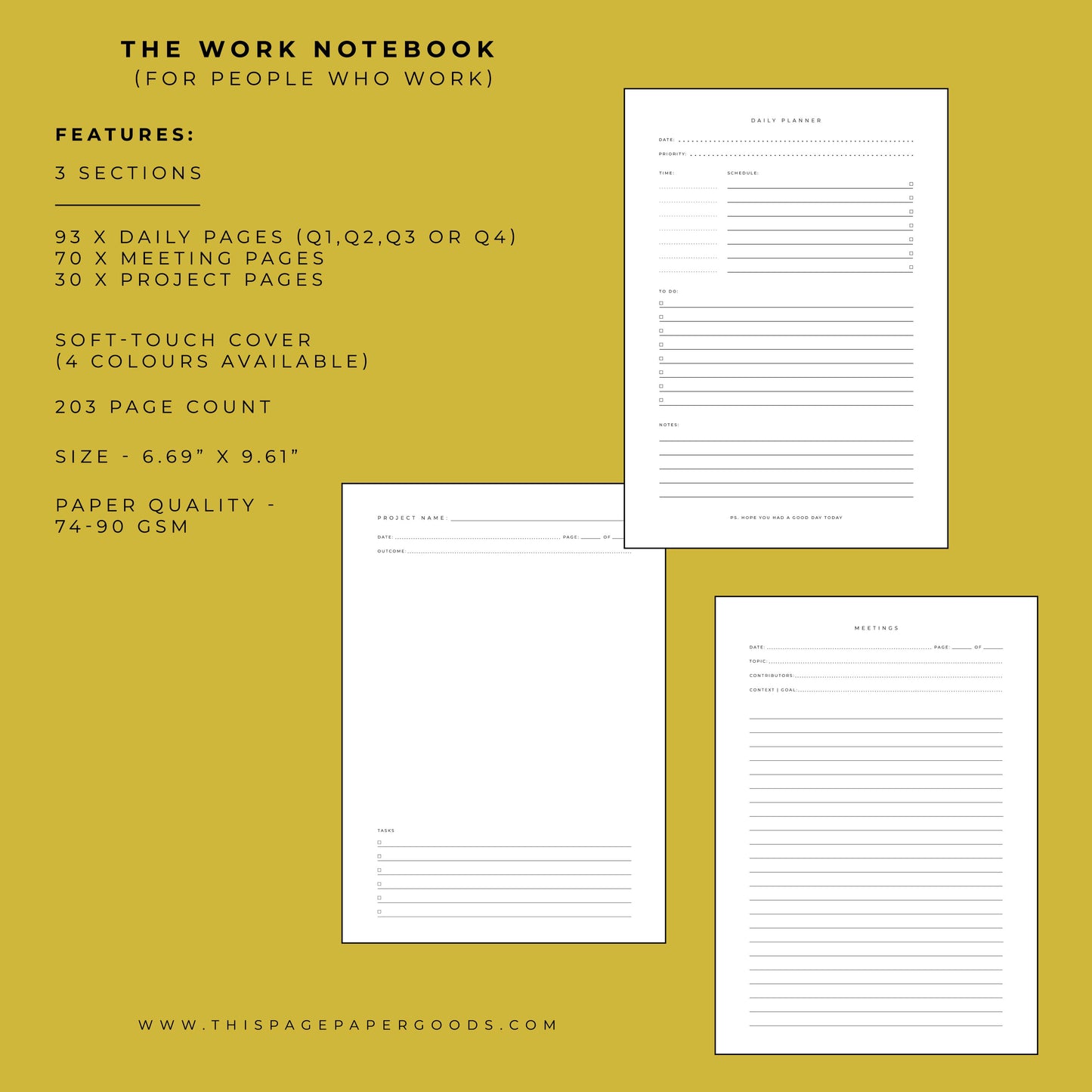 The Work Notebook