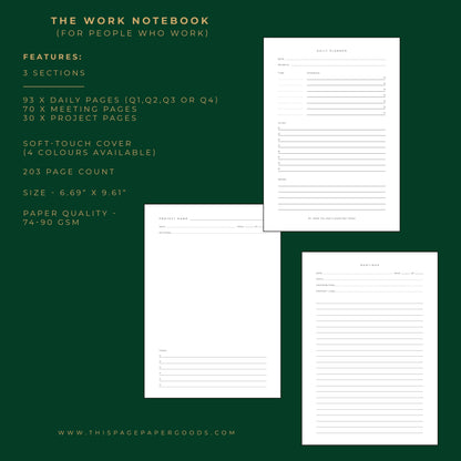 The Work Notebook